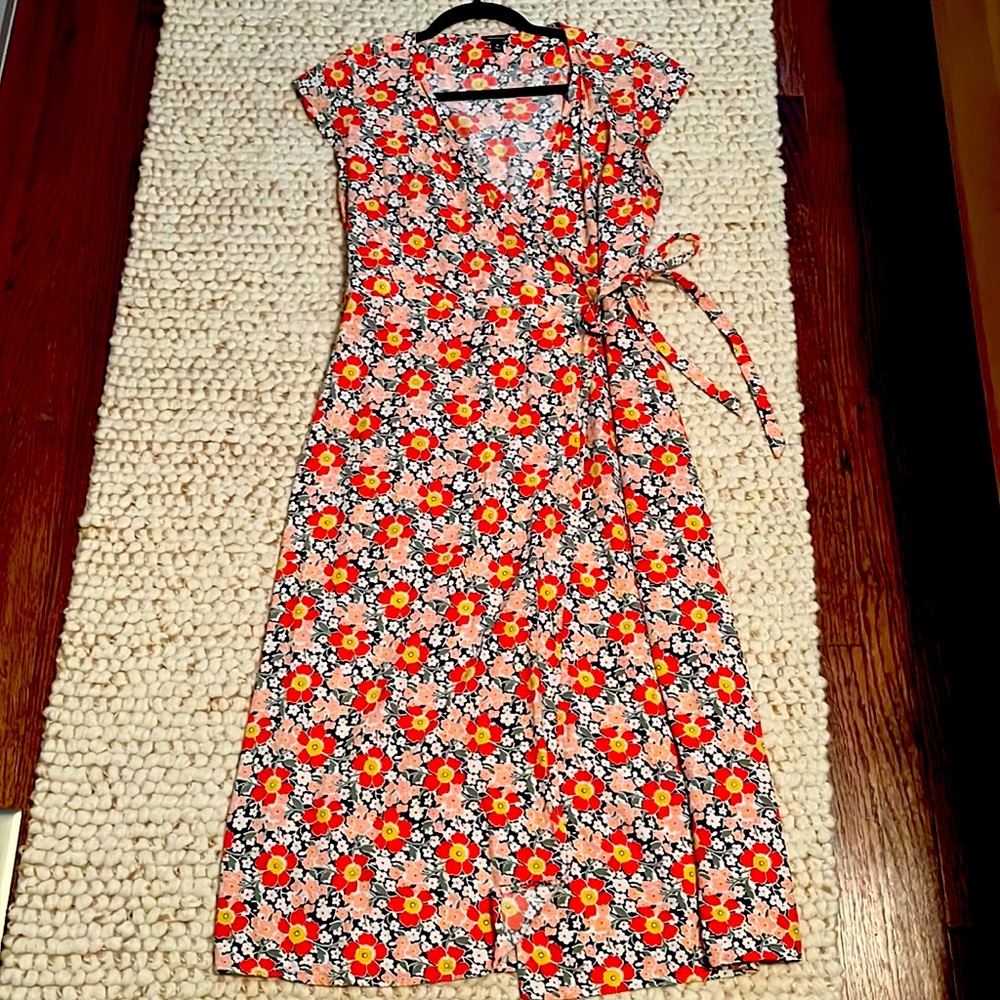 J. Crew (Mercantile) | Multi-Colour Floral Dress | Size M